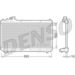 DENSO Kühler Motorkühlung DRM50061 für TOYOTA für RAV 4 I (SXA1_) günstig