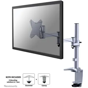 Neomounts FPMA-D1330SILVER Monitor Tischhalterung (Tisch, 30", 9 kg), Monitor Halterung, Silber günstig