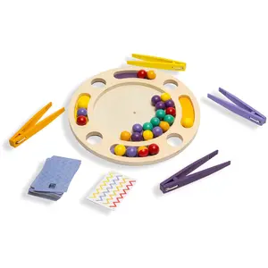 BS Toys Zigzag Holz - Strategisches KinderspielHolz ab 6 Jahren