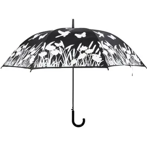 Esschert Design, Unisex, Regenschirm, Wiese, Mehrfarbig, Schwarz günstig