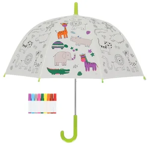 esschert design Stockregenschirm PIY Regenschirm Dschungel zum selbst ... günstig