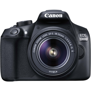 Canon EOS 1300D + EF-S 18-55 III, 18 MP, 5184 x 3456 Pixel, CMOS, Full...