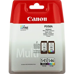 Canon PG-545/CL-546 Multipack, Schwarz, Cyan, Magenta, Gelb, Tinte auf...