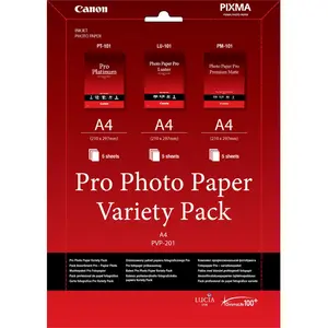 Canon Pvp-201 Pro Variety Pack A4-blätter 3x5 Fotopapier günstig
