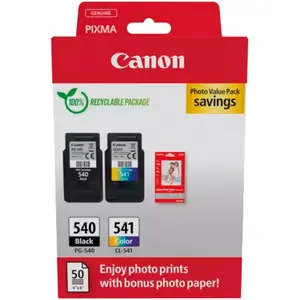 Canon PG-540/CL-541 Photo Value Pack Tintenpatrone (Packung, 2-tlg)