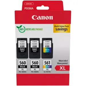 Canon PG-560XL x2/CL-561XL Triple Pack Tintenpatrone (Packung, 3-tlg)