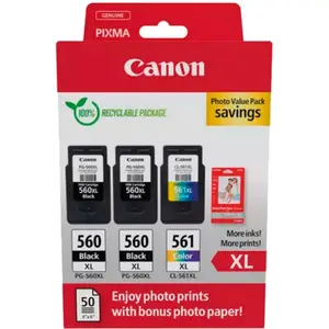 Canon Tinte Photo Value Pack 2x PG-560XL/CL-561XL