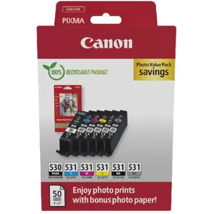 Canon PGI-530/CLI-531 PGBK/C/M/Y/BK/GY Photo