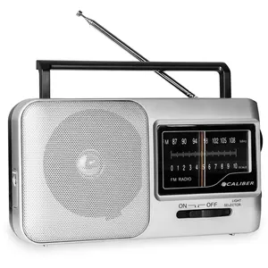 Caliber Caliber Notfallradio mit Taschenlampe - Tragbares Radio - Funk...
