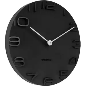 Wanduhr mit verchromten Zeigern Karlsson On The Edge 42x42x5x42 cm günstig