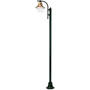 1-flammige Mastleuchte Toscane 240 cm, grün