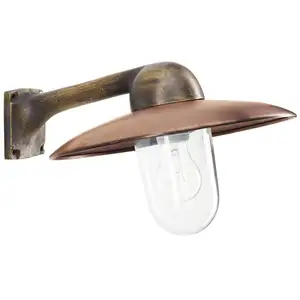 Außenwandleuchte Fabrique, messing/kupfer, Breite 38 cm IP44