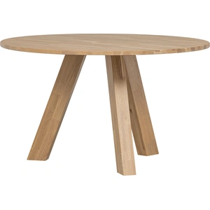 Drawer Woood Rhonda Esstisch Rund Aus Eichenholz, Braun, Ø 129 Cm günstig