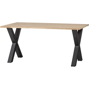 Woood Tablo Esstisch Aus Eichenholz, X-Tischbein, Braun, 180 X 90 Cm günstig