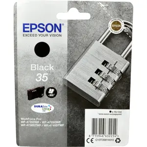 Epson Tintenpatrone 35 Schwarz Vorhängeschloss Tintenpatrone