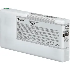 Epson T9139 Light Light Black Ink Cartridge (200ml), Standardertrag, S...