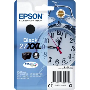 Epson Original 27XXL Wecker Druckerpatrone - schwarz (C13T27914012)