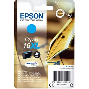 Epson Original 16XL Füller Druckerpatrone - cyan (C13T16324012)