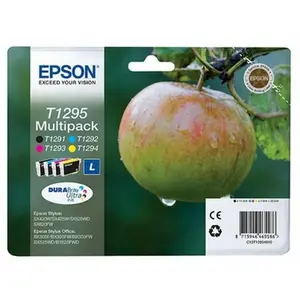 Epson Apple T1295 Apfel DURABrite Ultra Multipack 4 Farben Tinte, Low ...