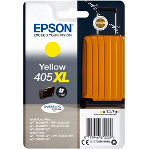 Epson Singlepack Yellow 405XL DURABrite Ultra Ink, High (L) Yield, Gel...