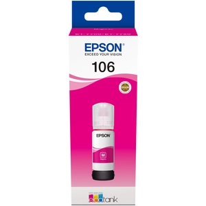 Epson Original EcoTank 106 Nachfülltinte - magenta (C13T00R340)