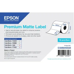 Epson Premium Matte Label - Die-cut Roll: 102mm x 152mm, 225 labels, W... günstig