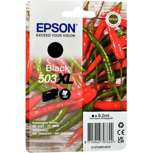 Epson Singlepack Black 503XL Ink, High (L) Yield, Schwarz, 9,2 ml, 1 S...