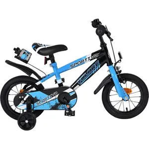 Volare Sportivo Kinderfahrrad - Jungen - 12 Zoll - Blau Schwarz günstig