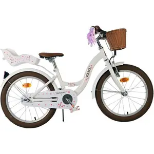 Volare Blossom Kinderfahrrad - Mädchen - 18 Zoll - Weiss günstig