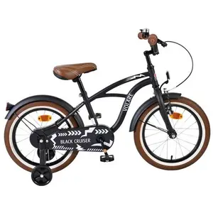 Volare Black Cruiser Kinderfahrrad - Jungen - 16 Zoll - Schwarz günstig