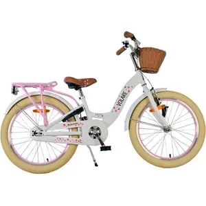 Volare Blossom Kinderfahrrad - Mädchen - 20 Zoll - Weiss günstig