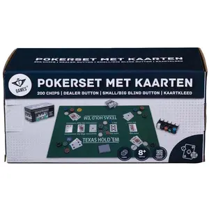 Angel Toys Poker-Set - Komplettset mit 200 Chips für Pokerabende günstig