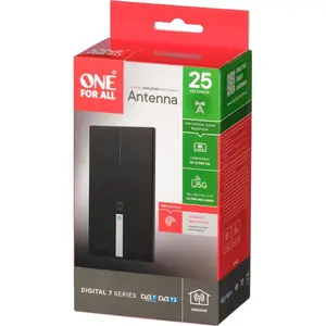 One For All SV 9425, Drinnen, Schwarz, 1,5 m, DVB-T, DVB-T2, 25000 m, ... günstig