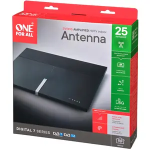 One For All Premium Line SV 9495, Drinnen, Schwarz, DVB-T, DVB-T2, UHF... günstig