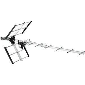 One for All Yagi TV Aussenantenne (DVB-T / -T2), SAT Spiegel + SAT Antennen, Grau, Schwarz