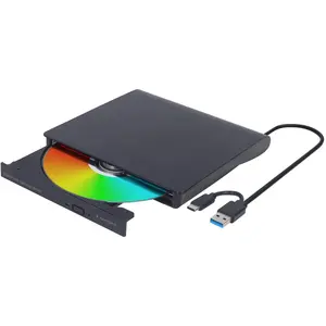 Gembird External USB DVD drive (CD Brenner, DVD Brenner), Optisches Laufwerk, Schwarz günstig