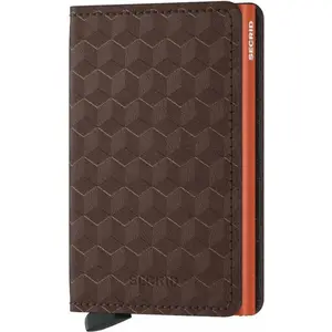 Secrid Slimwallet Opticat Brown-Orange Kartensafe günstig