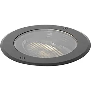 Outdoor Bodenstrahler Schwarz AR111 Einstellbar IP65 Delux Honey