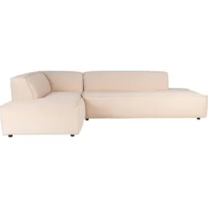 Zuiver Fat Freddy Ecksofa Cordstoff Links Natur/ Beige günstig