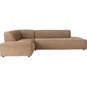 Zuiver Fat Freddy Ecksofa Cordstoff Links Karamell/ Braun günstig