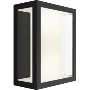 Philips Hue Impress Wandleuchte White & Color Schwarz breit