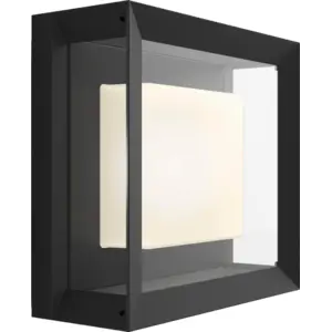 Philips Hue Econic Wandlampe White & Color Schwarz modern