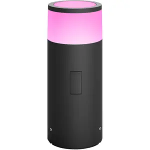 Philips Hue Calla Sockelleuchte White & Color Schwarz niedrig Erweiter...
