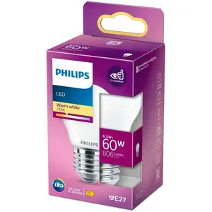 Philips E27 6.5w 806 Lumens 2.700k Sphärische Led-lampe günstig