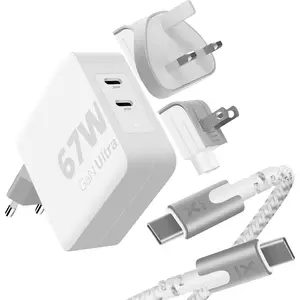 Xtorm 67W GaN Ultra Travel Charger + USB-C PD Cable, Drinnen, AC, 2 m,... günstig