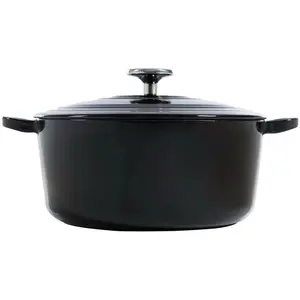 BK Bourgogne Braadpan - 24 cm - Jet Black, Pfanne + Kochtopf, Schwarz