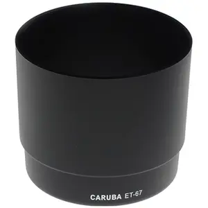 Caruba ET 67 Schwarz, Gegenlichtblende, Schwarz günstig