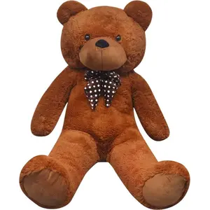 vidaXL Weicher XXL-Plüsch-Teddybär Braun 135 cm