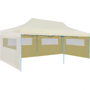 vidaXL Pop-Up-Partyzelt Faltbar Creme 3×6 m günstig