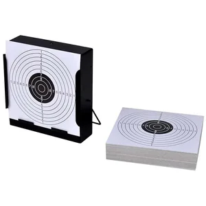 vidaXL Zielscheibe Kugelfang 14 cm + 100 Zielscheiben aus Papier Quadratisch günstig